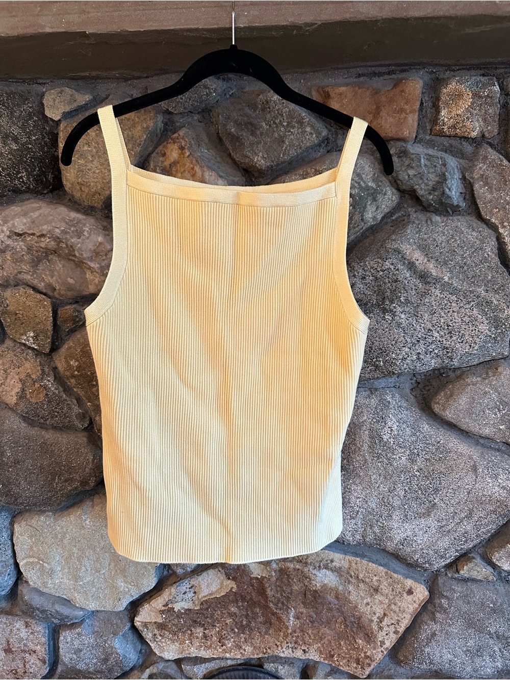 NWT Abercrombie High Neck Sweater Ribbed Tank Top - Picture 3 of 3